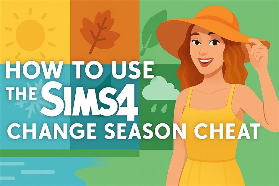 How to use the sims 4 change season cheat